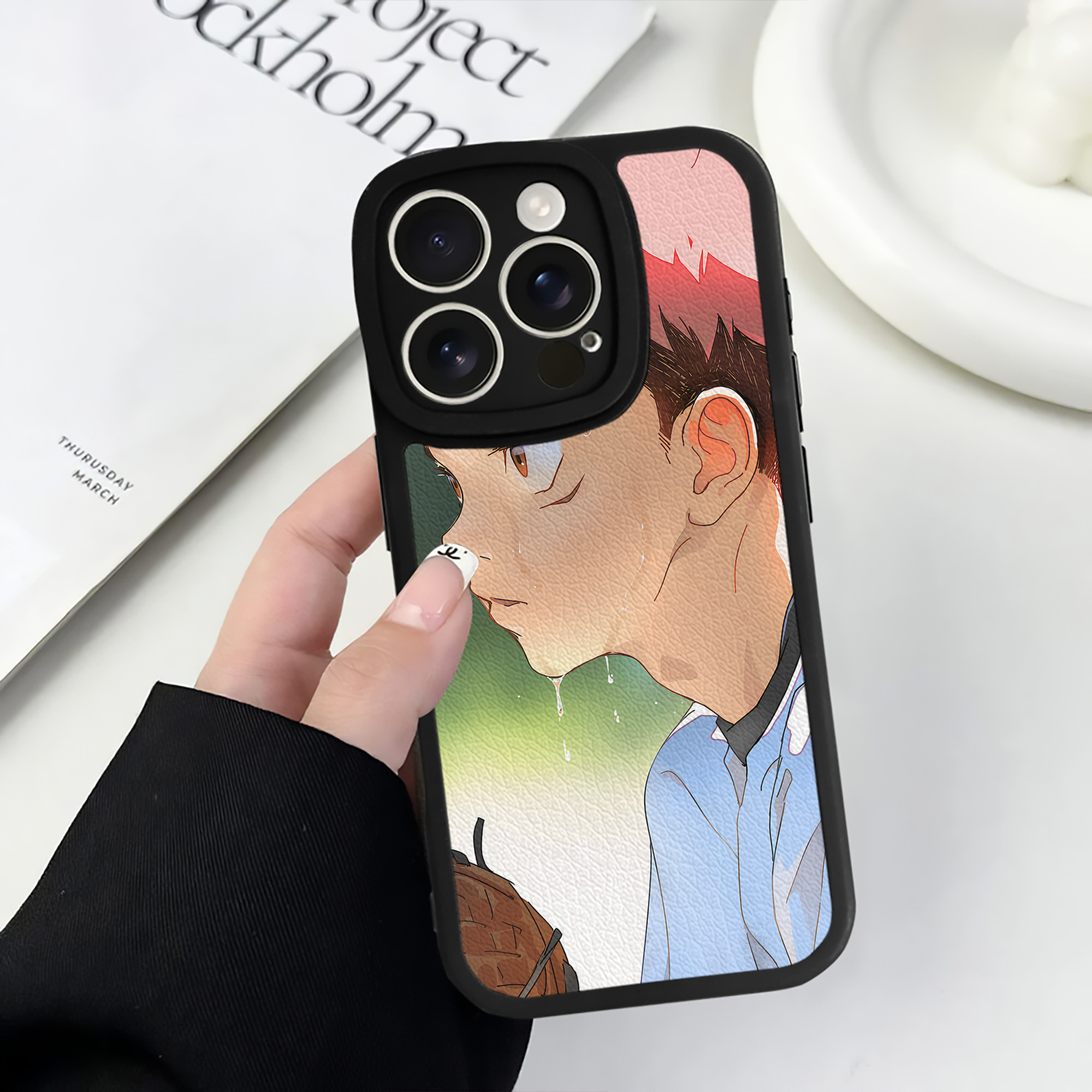 （画像用） 呪術廻戦 Jujutsu Kaisen 【iPhone 16シリーズ対応】シリコンスマホケース（レザー調） 材質：シリコン